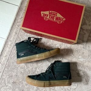 Vans Skate Sk8-Hi Shoe Green/Gum